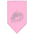 Unconditional Love Dragon Rhinestone Bandana Light Pink Small UN852199
